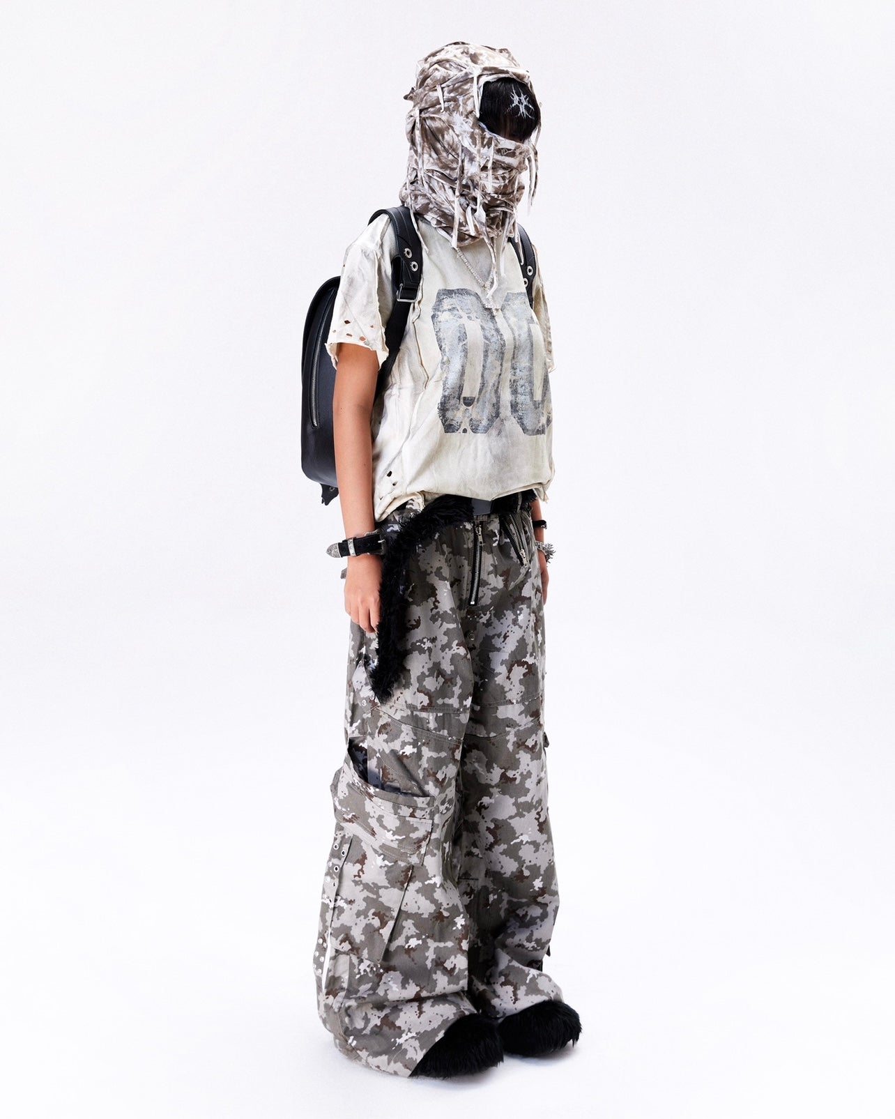 "005 CHAOS DREAM" WAXED T SHIRT
