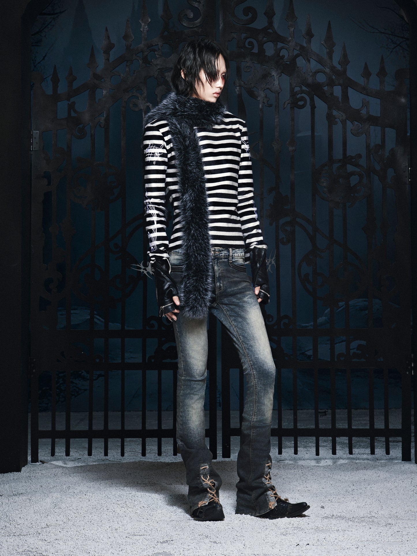 SL CLASSIC ROCK WAXED SKINNY JEANS