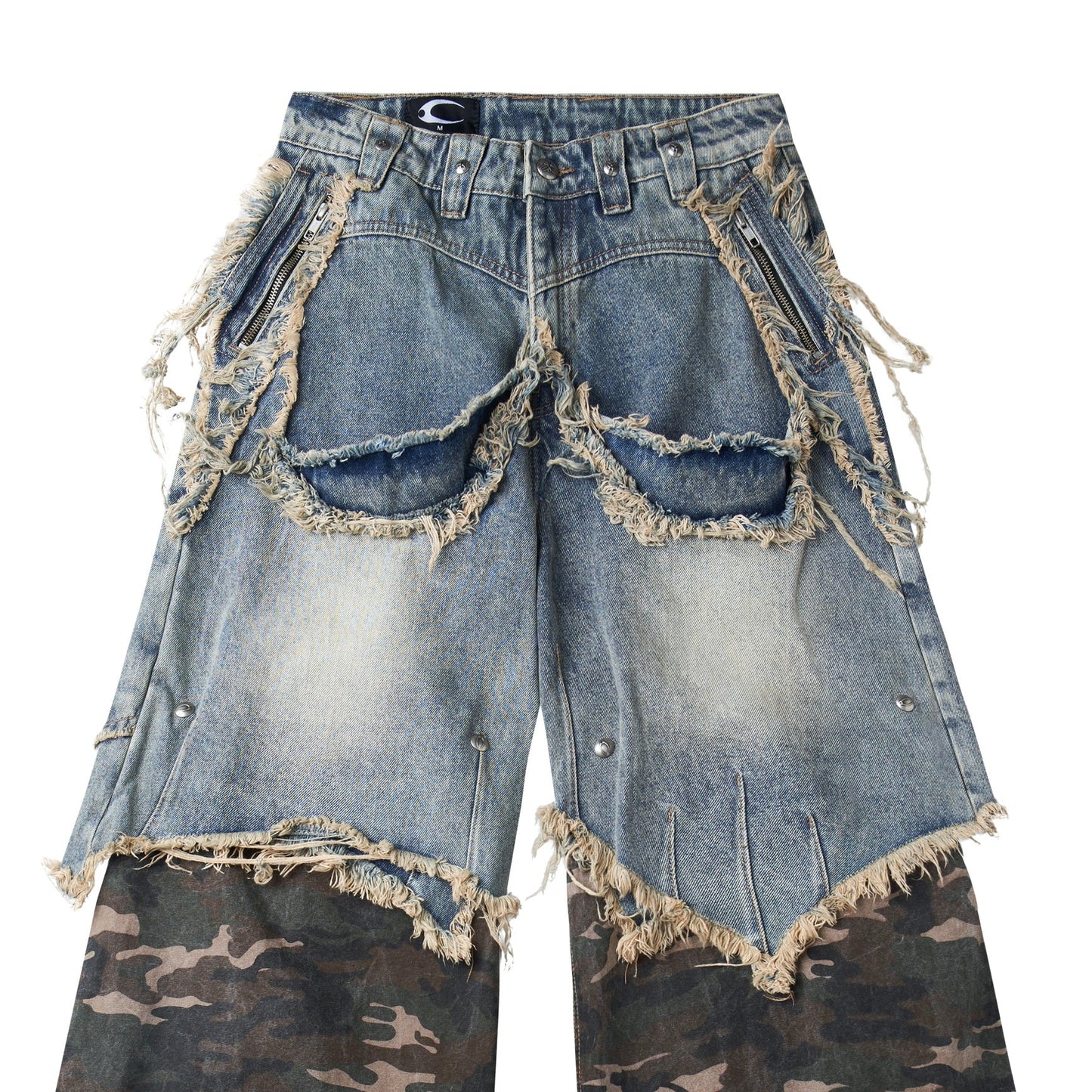 "005 CHAOS DREAM" CAMO LAYER PANTS