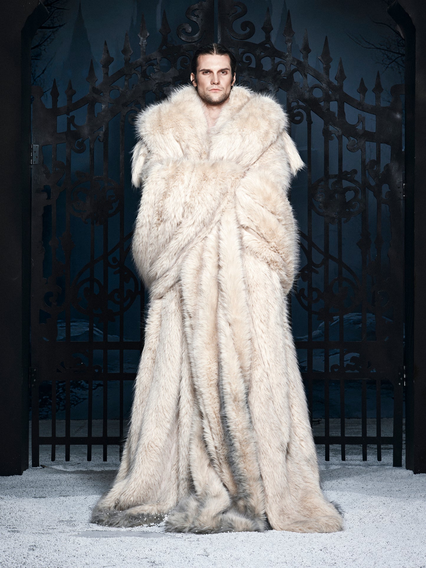 THE WHITE RITUAL FUR COAT
