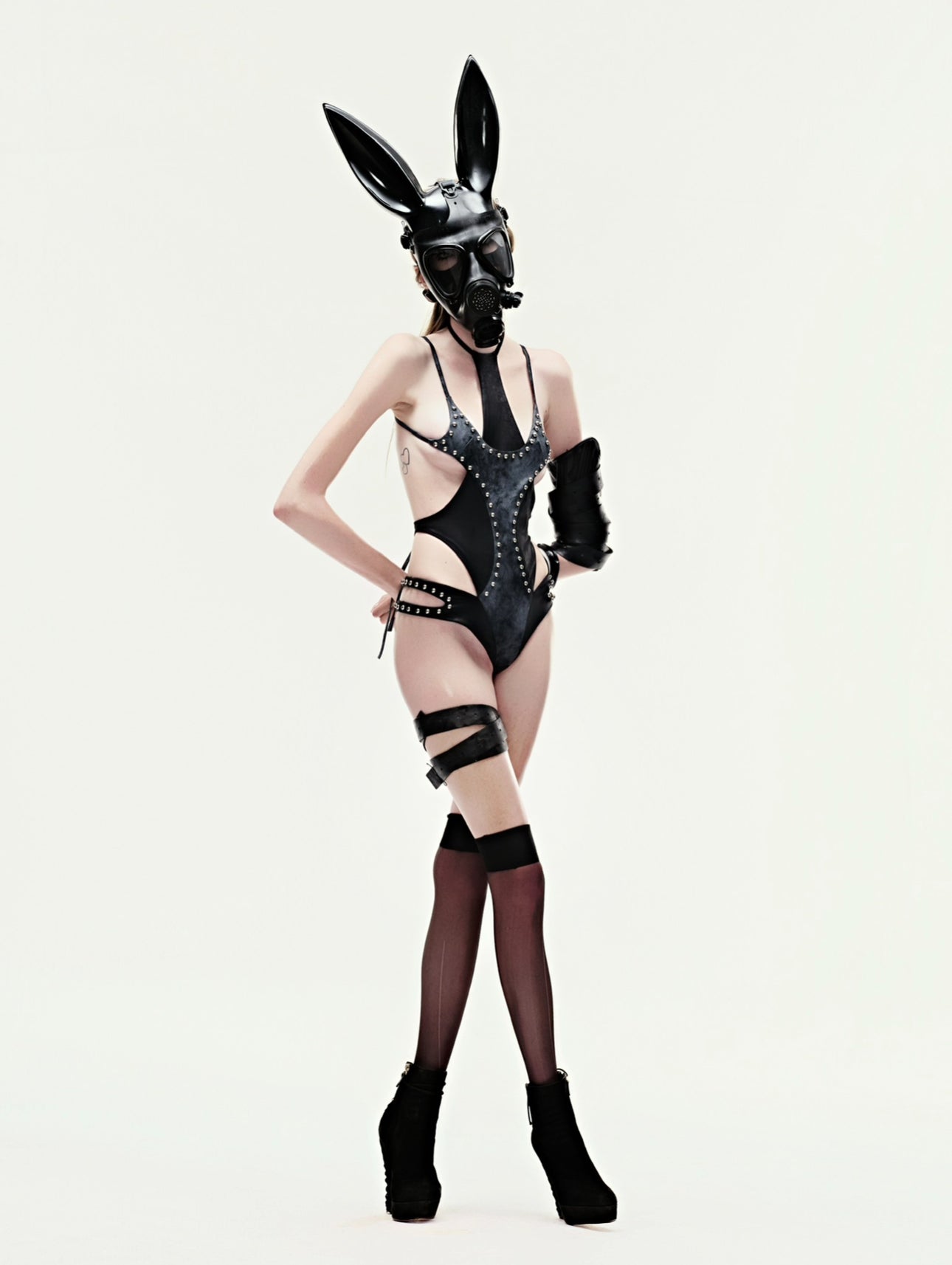 DARK MIRAGE LEATHER BODYSUIT