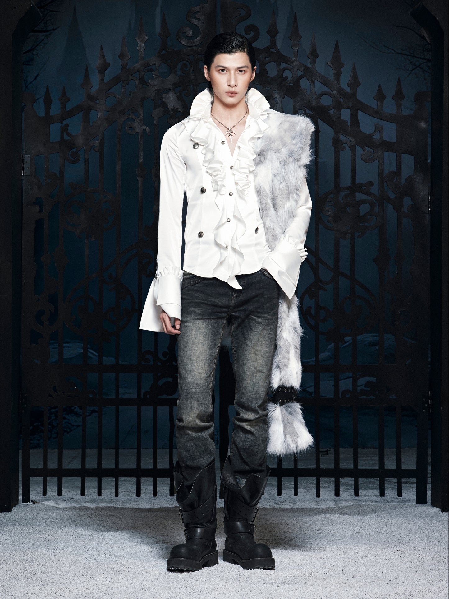 SL CLASSIC ROCK WAXED SKINNY JEANS