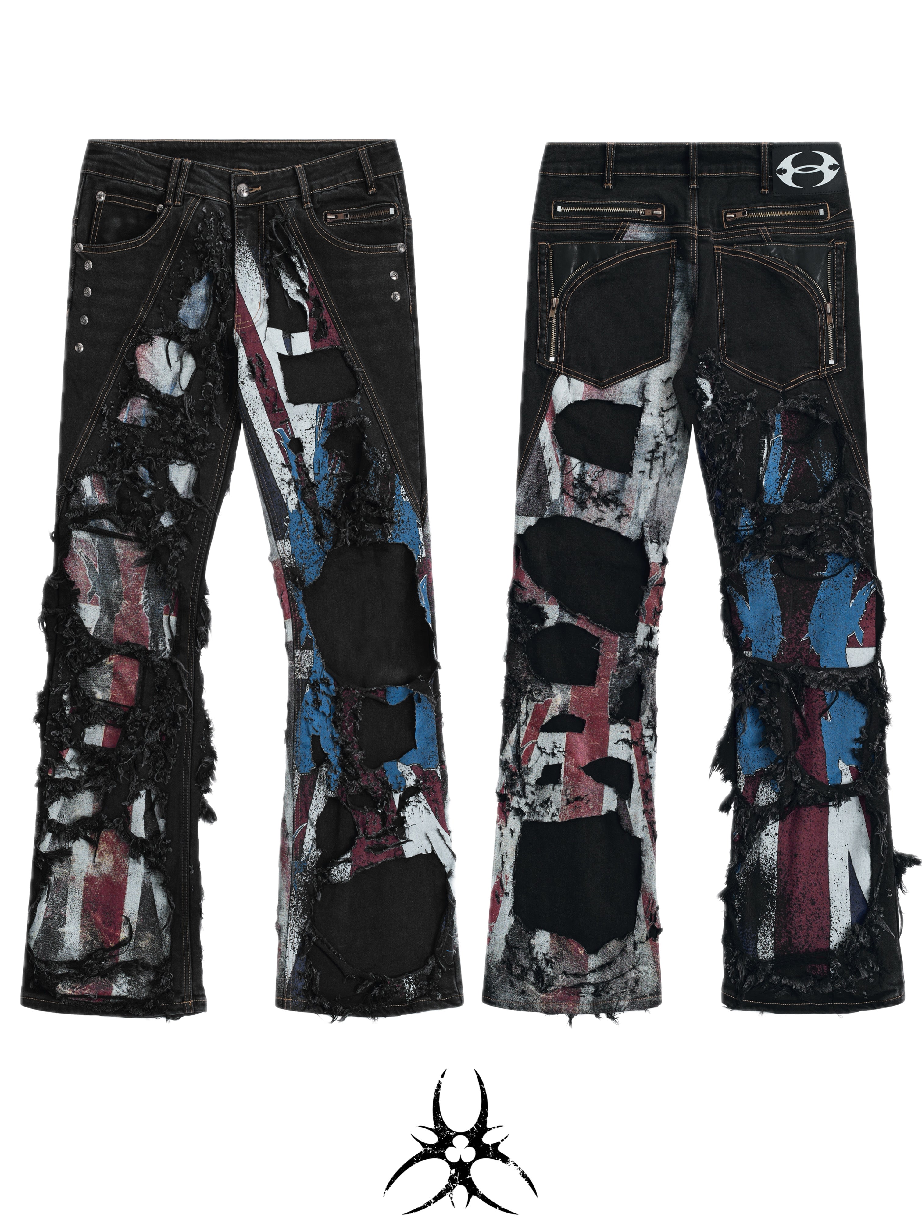 パンツ COZY WORLDWIDE CZRHINESTONE WASHED JEANS CZ RHINESTONE WASHED JEANS – COZY WORLDWIDE