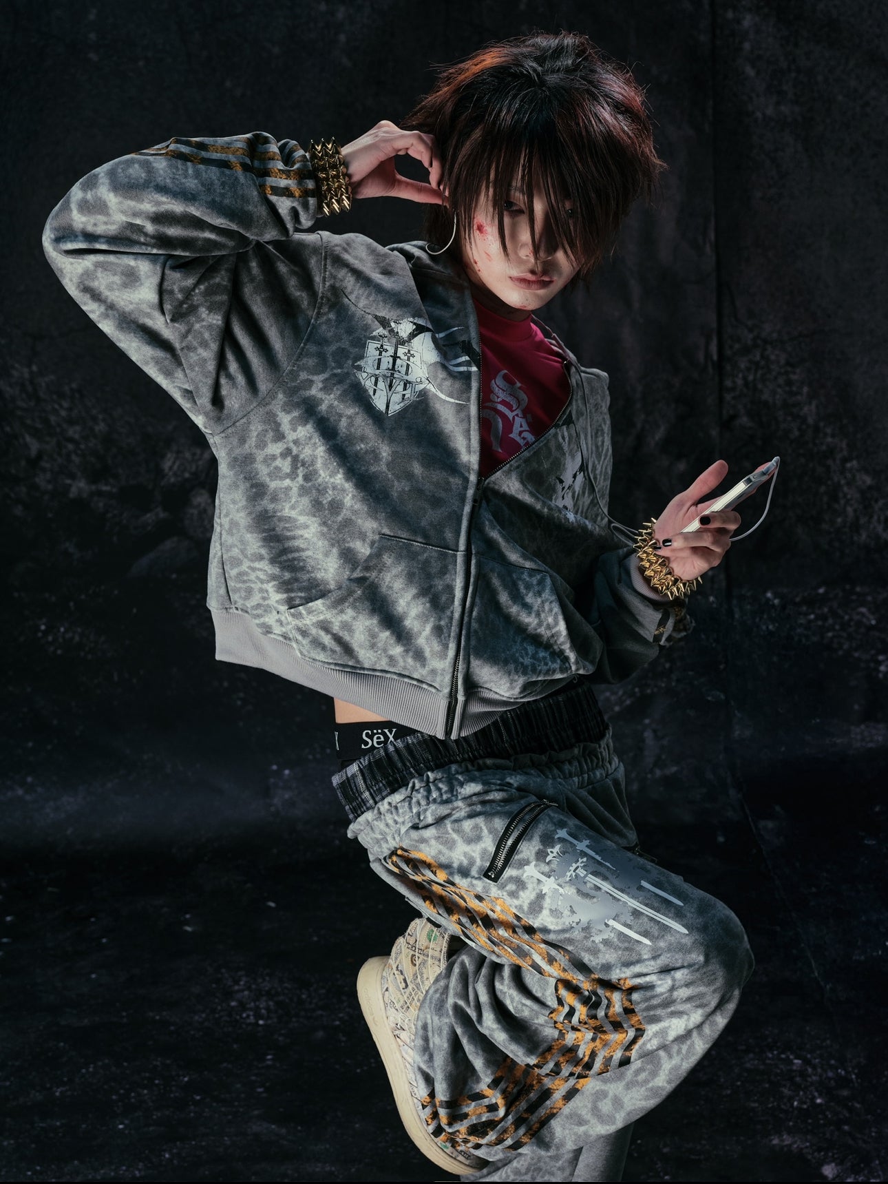 "25 LEOPARD" ROYAL TRACKSUIT