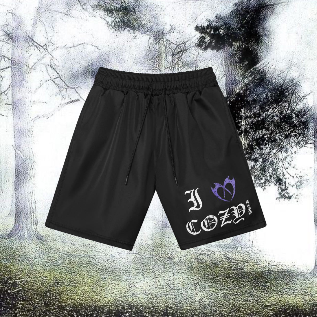 "I <3 CZ" PARACHUTE SHORTS