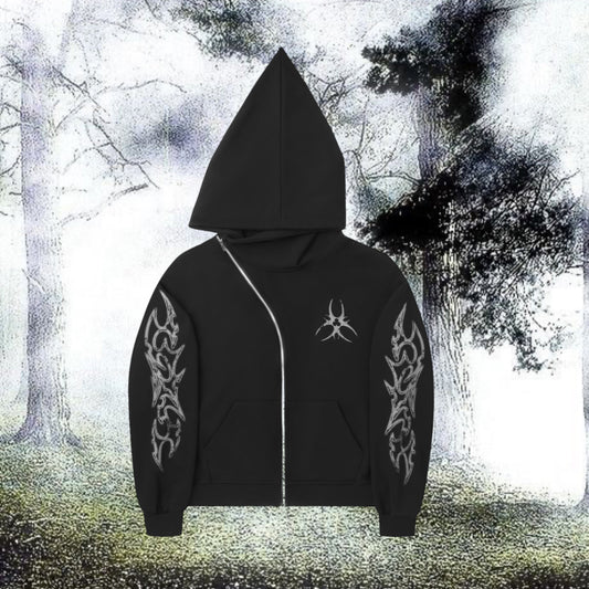 "CHAOS WIZARD" HOODZIP