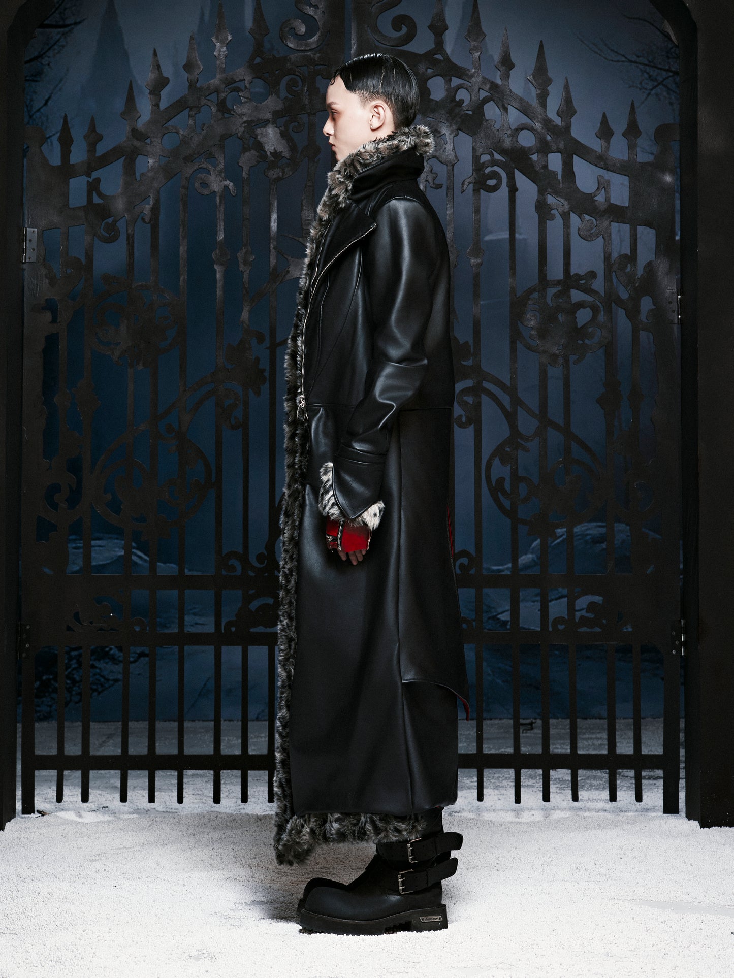 SL Sovereign Fur Leather Coat