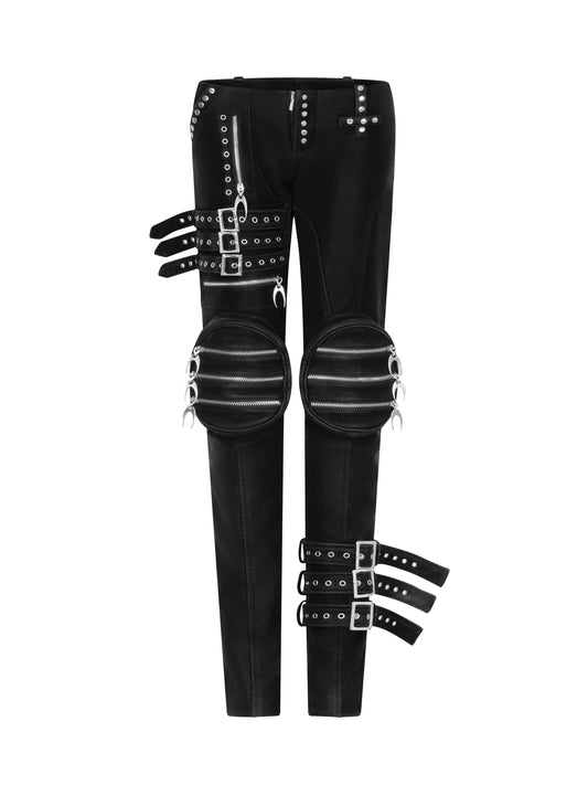 SL OBSIDIAN STRAP TROUSER PANTS