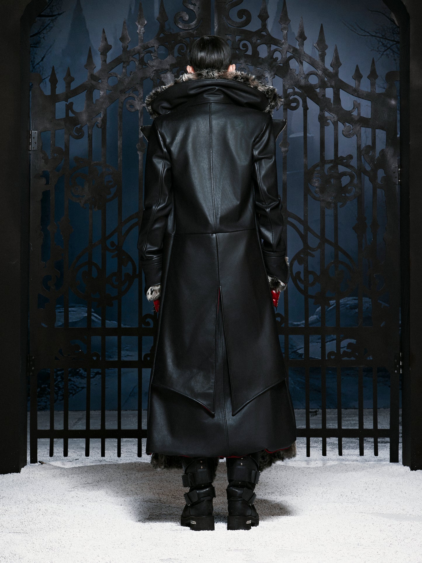 SL Sovereign Fur Leather Coat