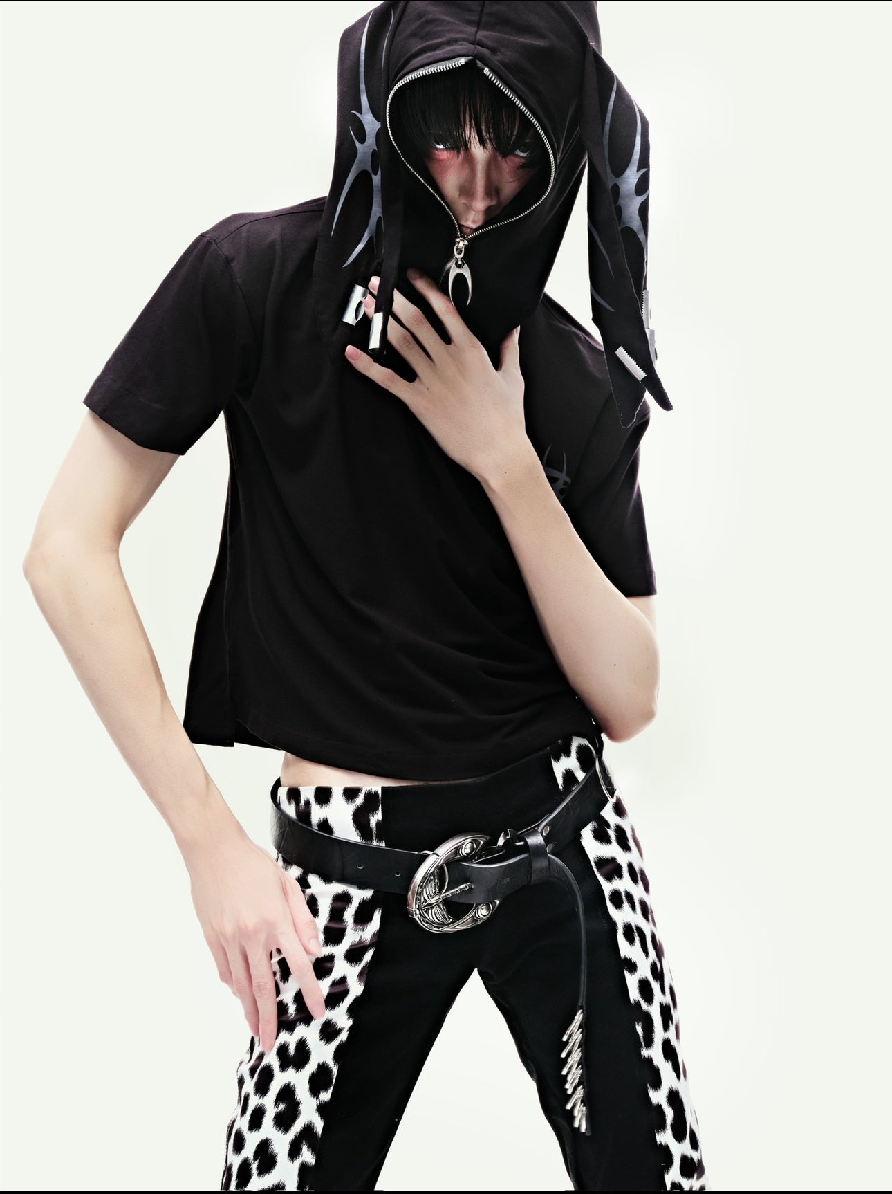 COZY RATTLESNAKE LEATHER BELT