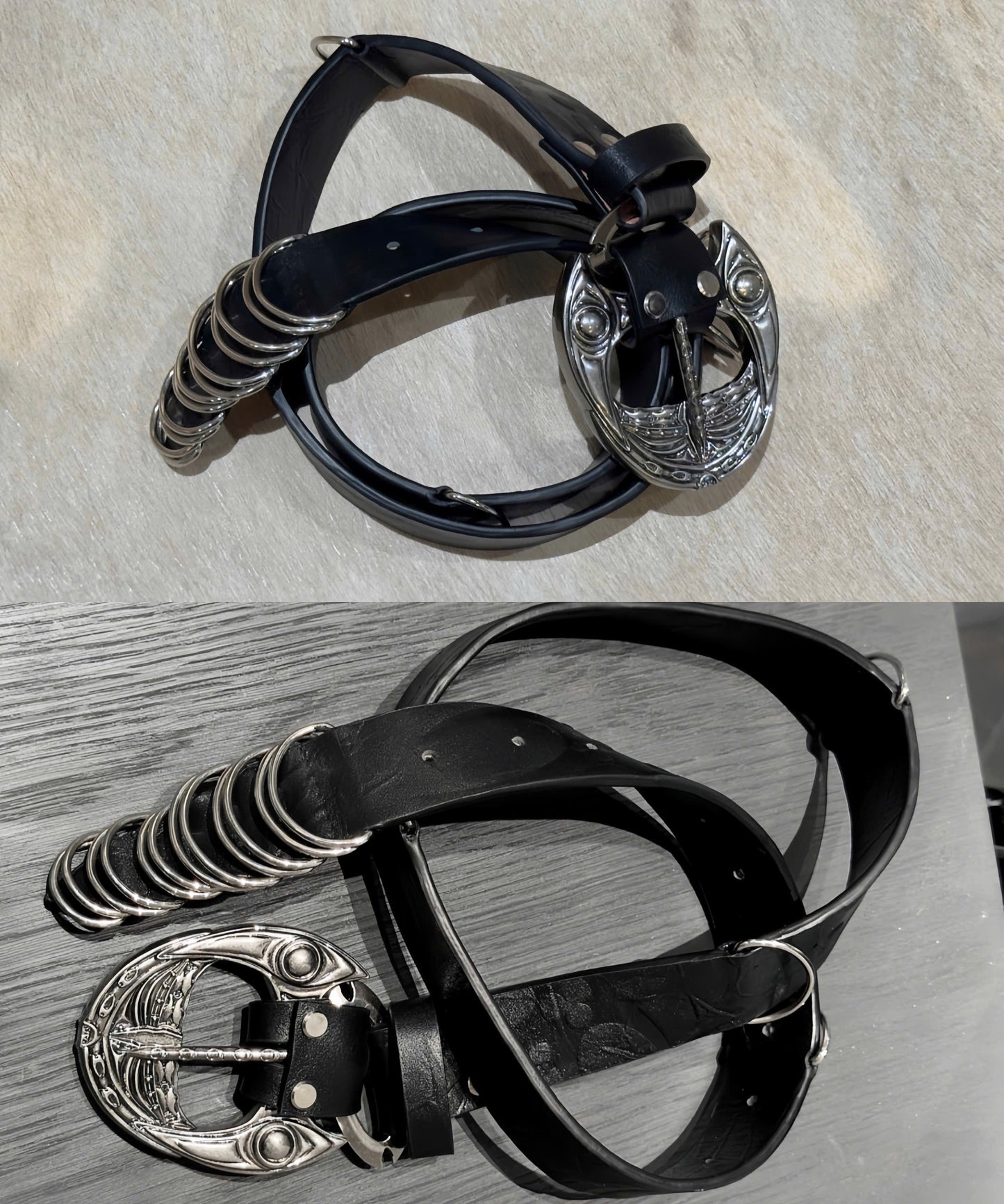 COZY RATTLESNAKE LEATHER BELT