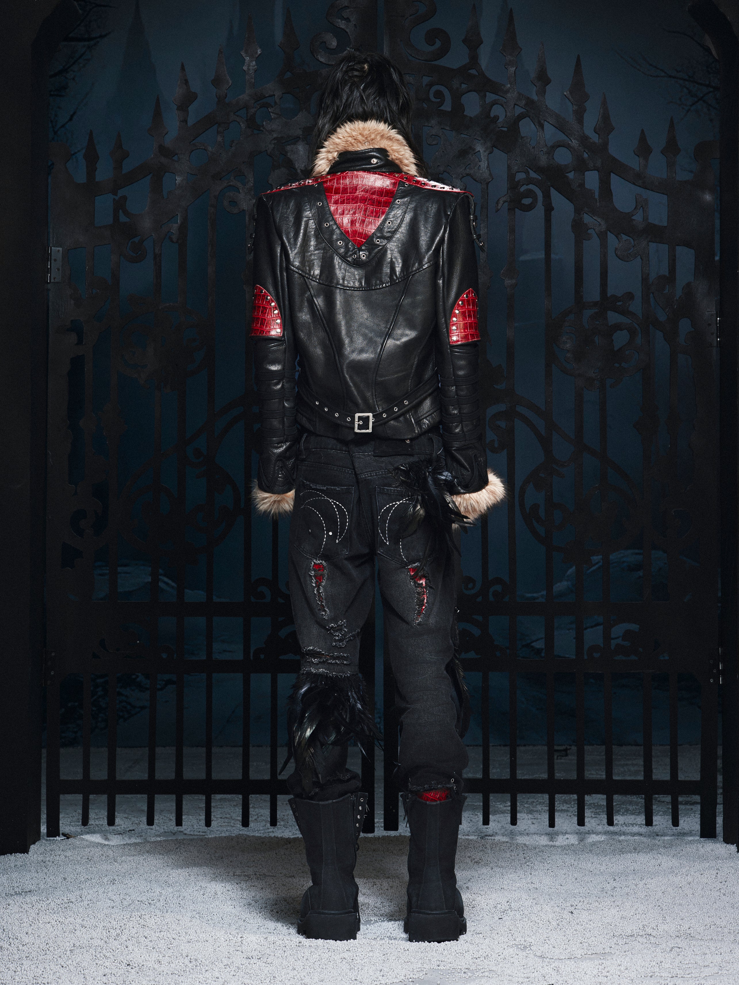 Blood SL Fur Leather Jacket – COZY WORLDWIDE