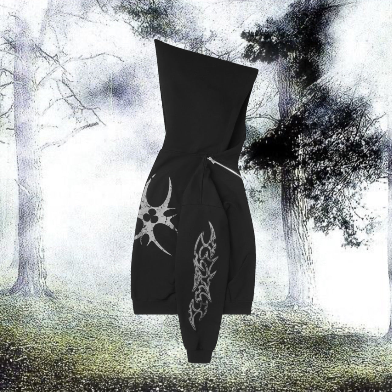 "CHAOS WIZARD" HOODZIP