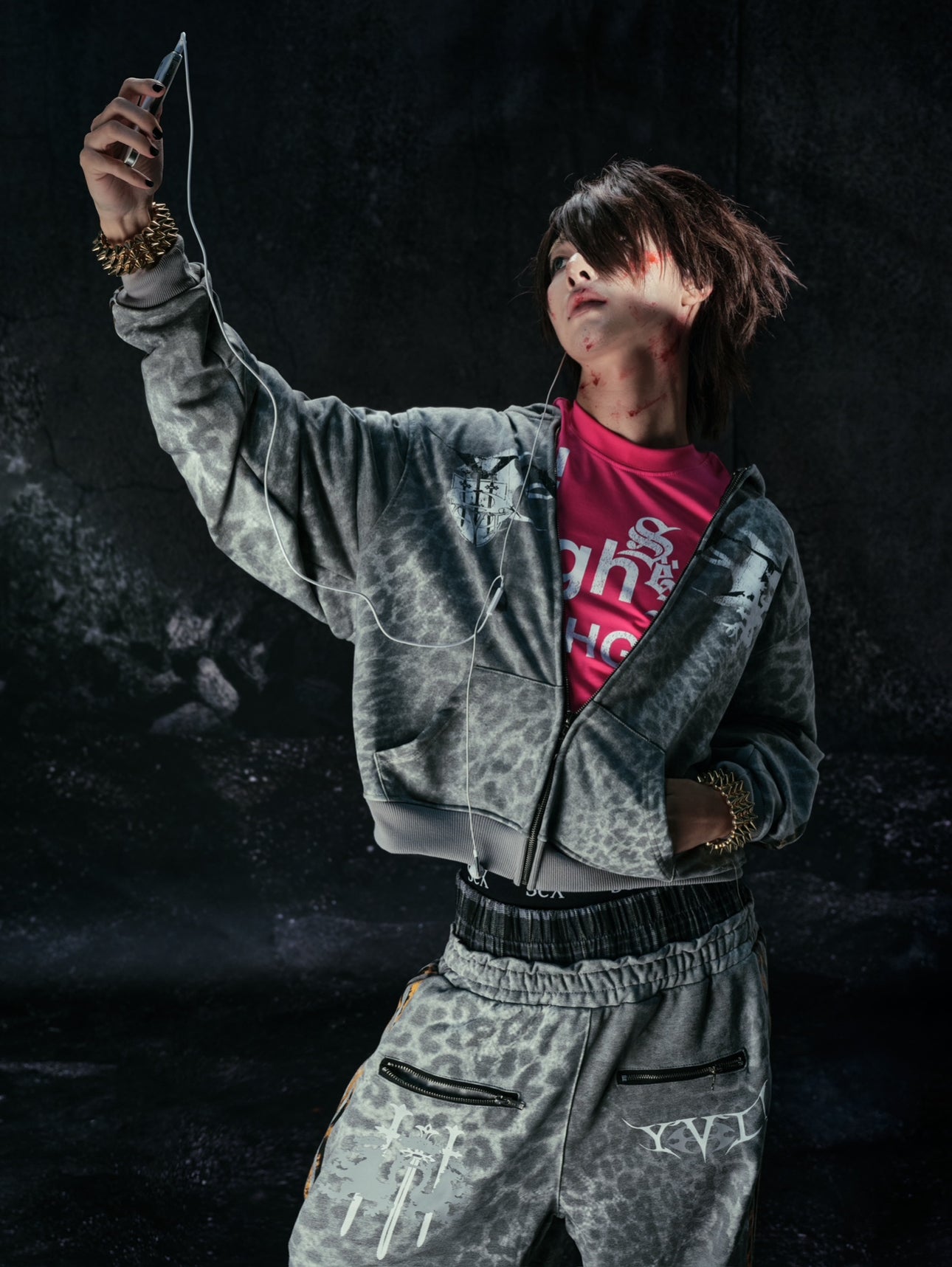 "25 LEOPARD" ROYAL TRACKSUIT