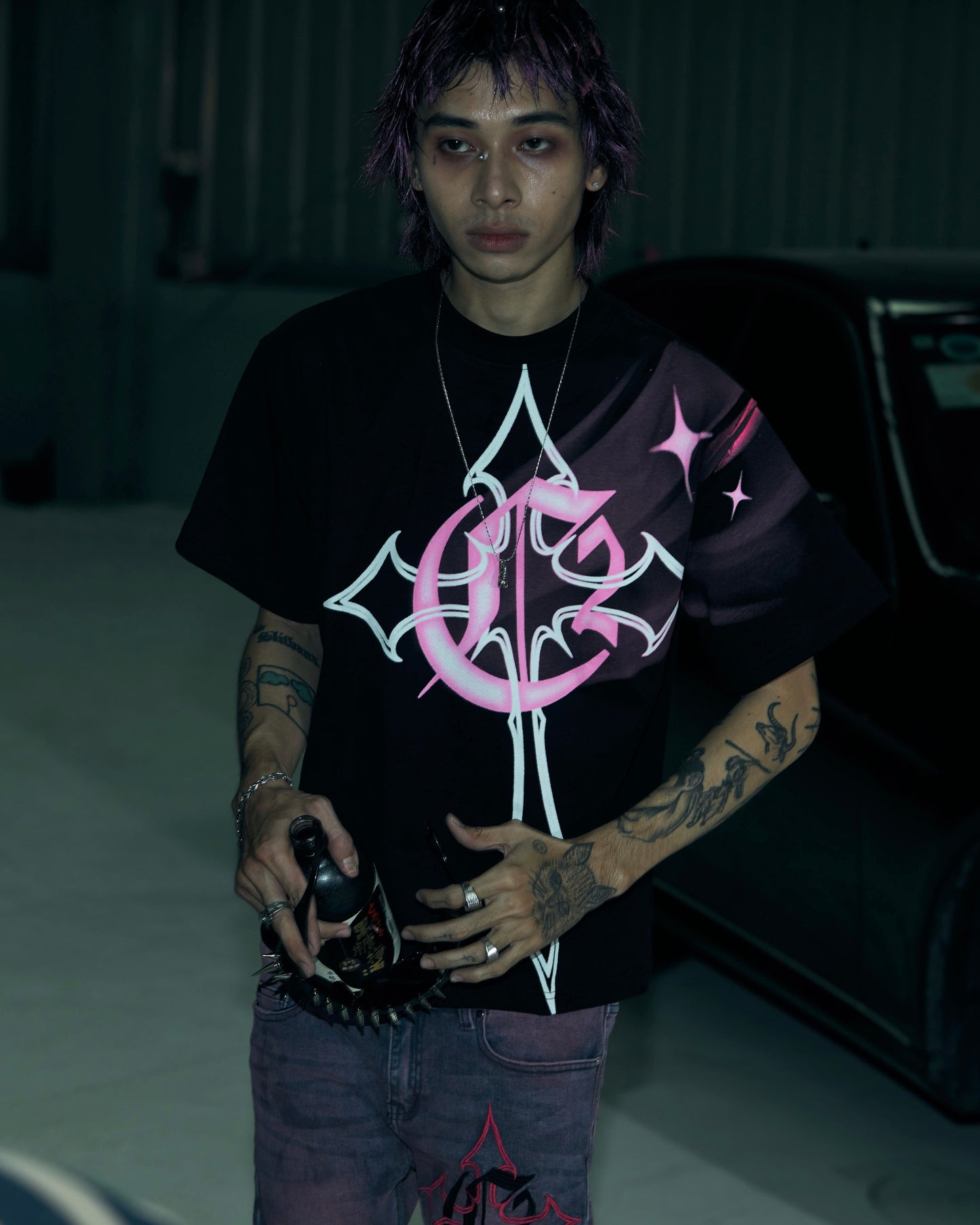 DOUBLE C CROSS T SHIRT (COZY X CH2)