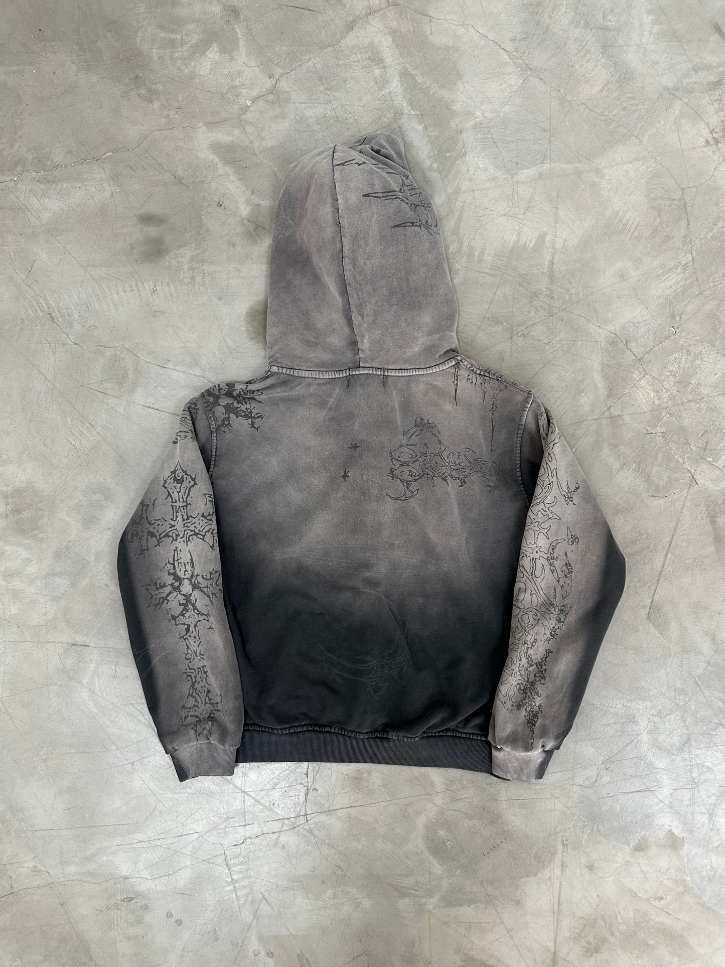 005 CHAOS DREAM WAXED HOODZIP