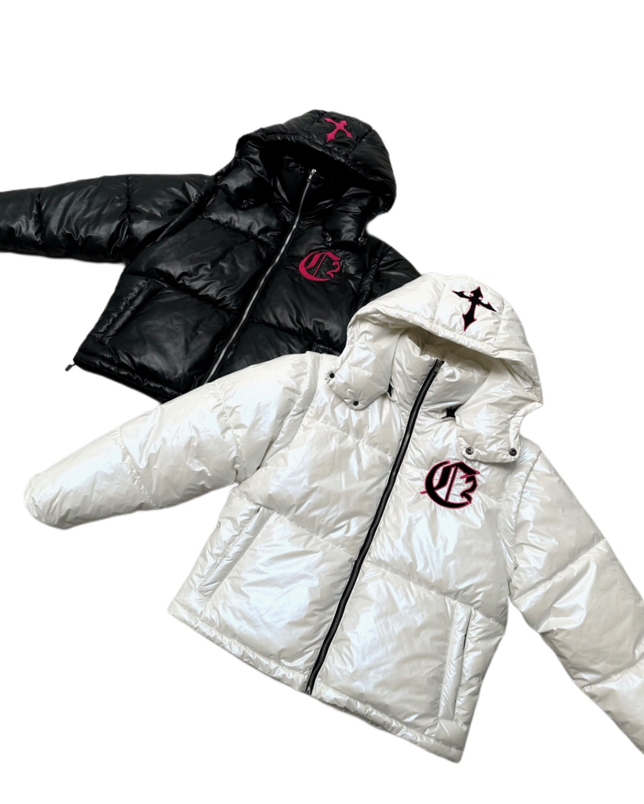 DOUBLE C CROSS PUFFER JACKET (COZY X CH2)