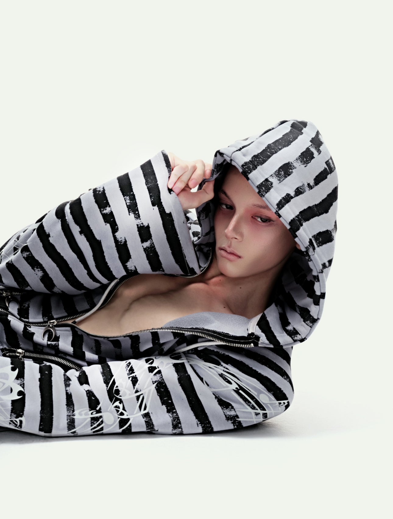 EPL STRIPPED HOODZIP