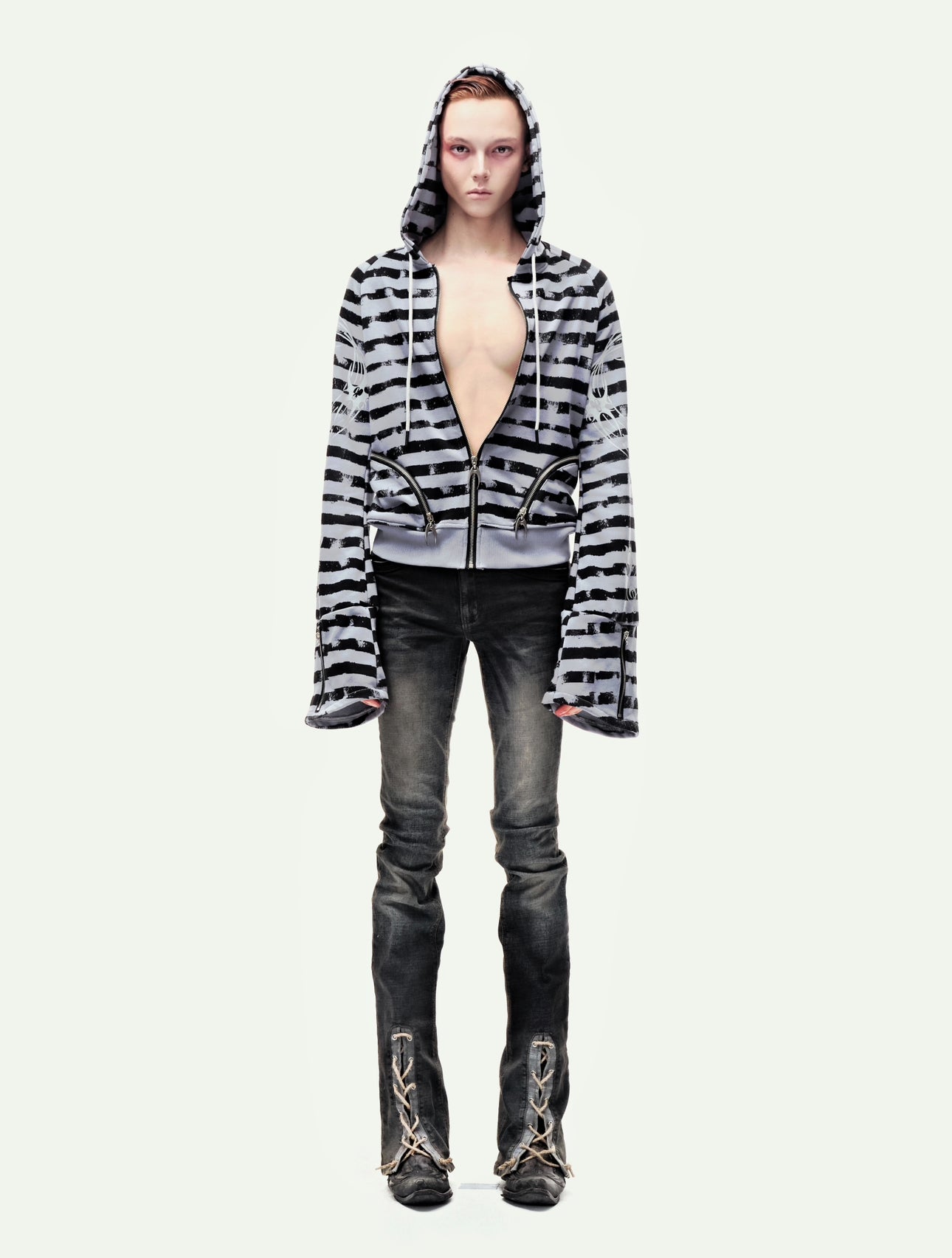 EPL STRIPPED HOODZIP