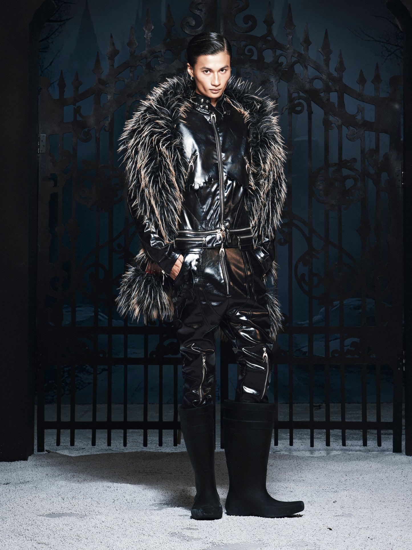 SL Black Vanguard Leather Jacket