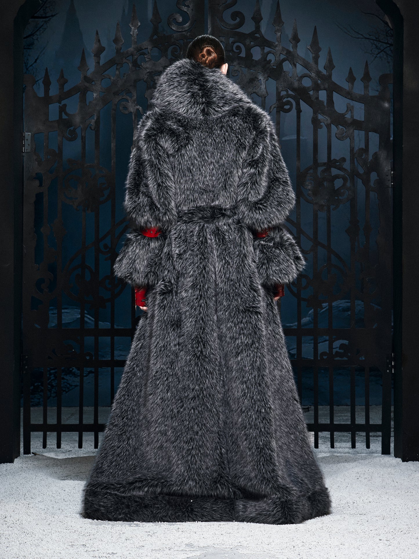 BLACK WOLF CEREMONIAL COAT