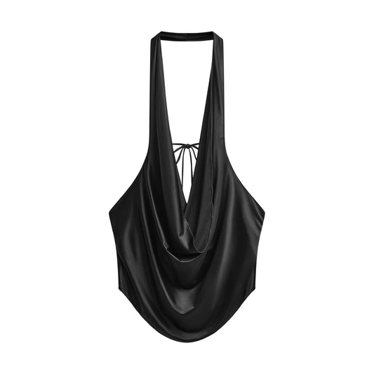 Midnight Drape Halter
