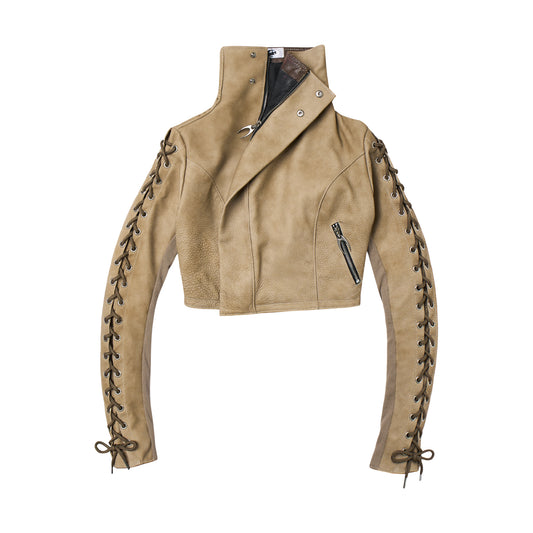 Rawhide Spine Cropped Jacket ( Limited Item )