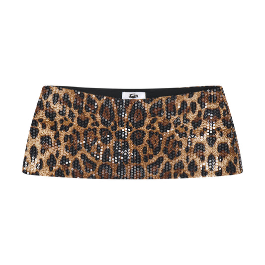 LEOPARD MINI SKIRTS