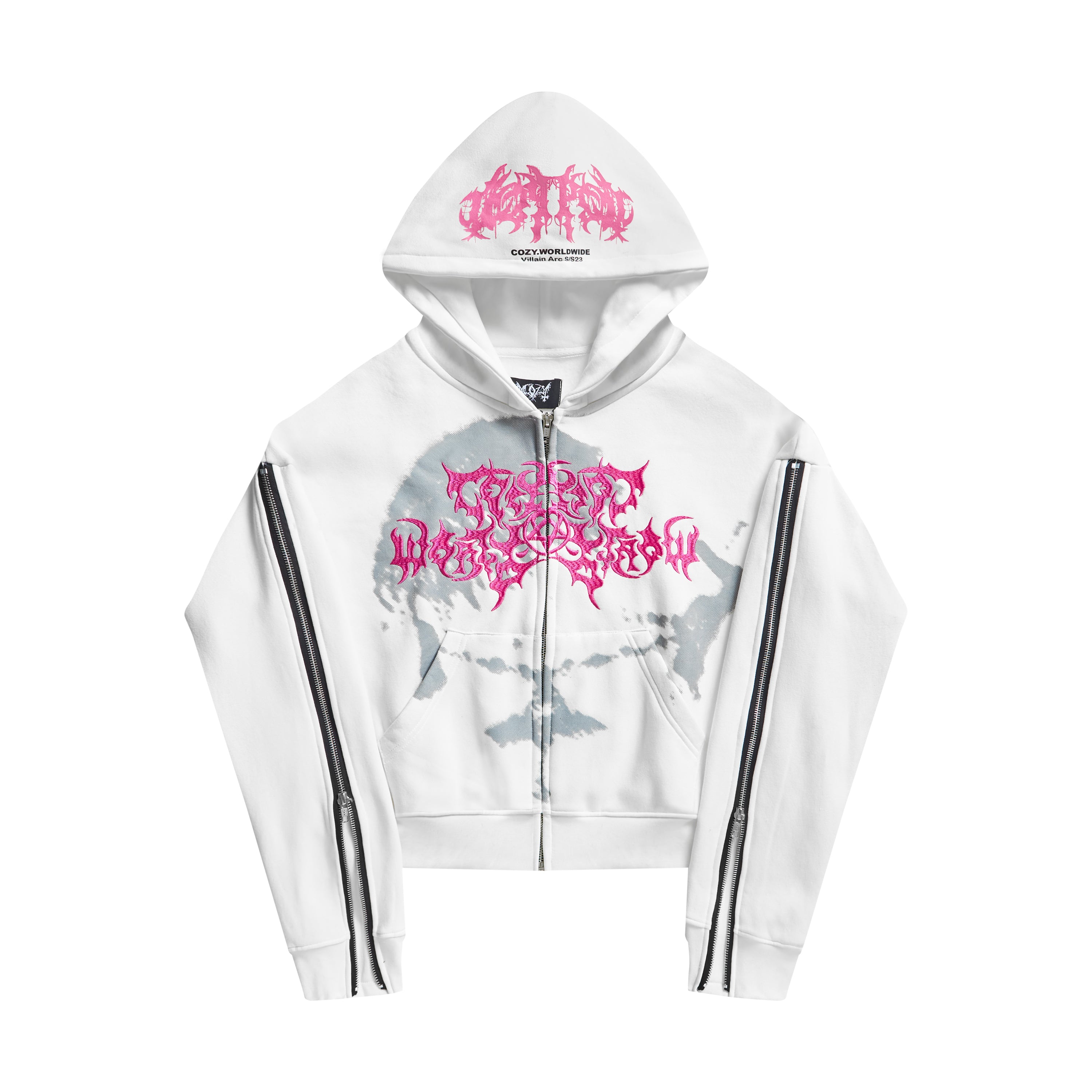 COZY WORLD WIDE 00KIGHT CLUB ZIP HOODIE - トップス